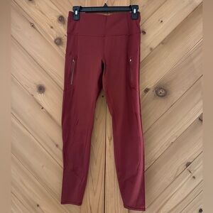 Athleta Rust Rainier Tight size S